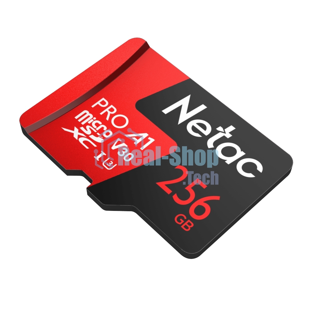 Флеш карта NeTac Карта памяти Netac MicroSD P500 Extreme Pro 256Gb, Retail version card only
