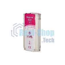 Картридж струйный Sakura B3P20A (№727 Magenta) для HP, пурпурный, 130 мл.