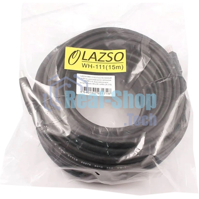 Кабель LAZSO WH-111 HDMI (m)/HDMI (m) 15м.