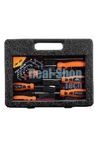 Набор отверток Sparta биты, двухкомпонентные рукоятки, 21 предмет