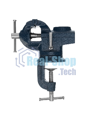 Тиски слесарные Сибртех, настольные, поворотные, ширина рабочих губок 50 мм, наковальня
