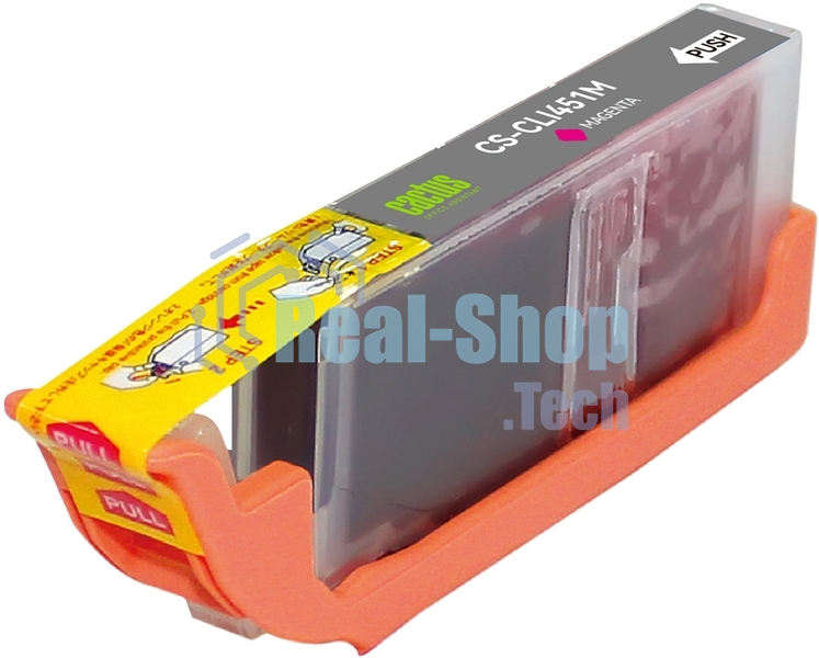 Картридж струйный Cactus CS-CLI451M пурпурный (10.2 мл) для Canon MG 6340/5440/IP7240