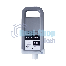 Картридж струйный Sakura 9820B001 (PFI-707MBK pigment) для Canon, матовый черный, 700 мл.