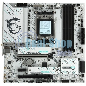 Материнская плата MSI B850M GAMING PLUS WIFI6E, AM5, AMD B850, 4xDDR5, 4xSATA, 2xM.2, 1xPCIe 4.0 x16, 2xPCIe x1, 1xDP, 1xHDMI, 1x2.5Gb LAN, Wi-Fi 6E, Bluetooth 5.3, 4xUSB-A 5Gbps, 3xUSB-A 10Gbps, 1xUSB-C 10Gbps, 3x3.5 мм, 7.1, mATX
