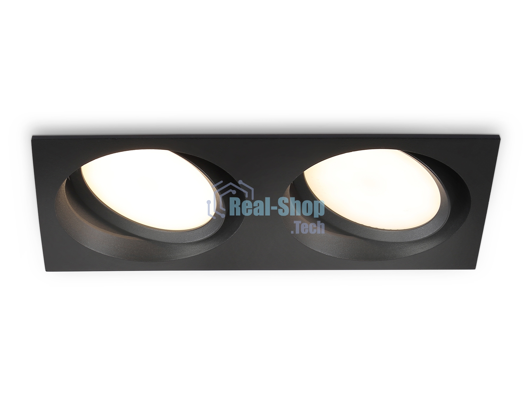 Светильник Ambrella light TN52235/2 BK черный IP20 GX53/2 220*110*44