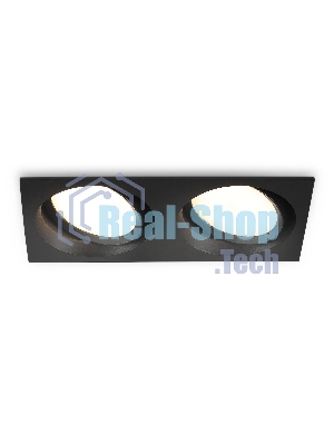 Светильник Ambrella light TN52235/2 BK черный IP20 GX53/2 220*110*44