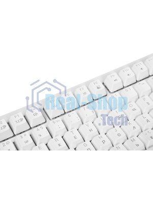 Клавиатура Logitech K868 гибридная, USB Type-A, Bluetooth, радиоканал, белый