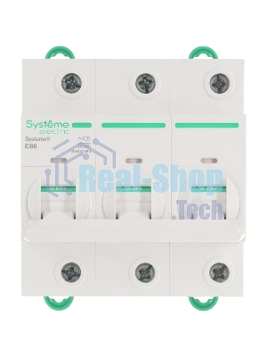 Автоматический выключатель Systeme Electric S9H32380 Systeme9 27мм C 80A 3P 10 kA 400В
