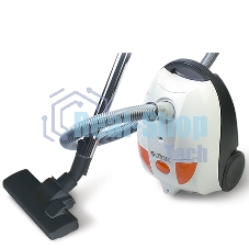 Пылесос Centek CT-2503 белый/оранжевый, 400/2000 Вт, уборка сухая, пылесборник мешок 2.5 л