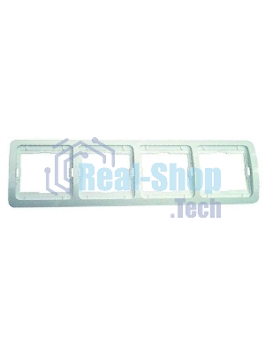 Рамка 4-м Makel Mimoza горизонт. бел.