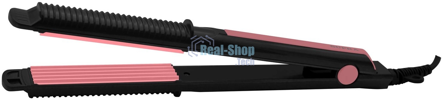 Щипцы Supra HSS-1231G макс.темп.:200С покрытие:керамическое черный/розовый