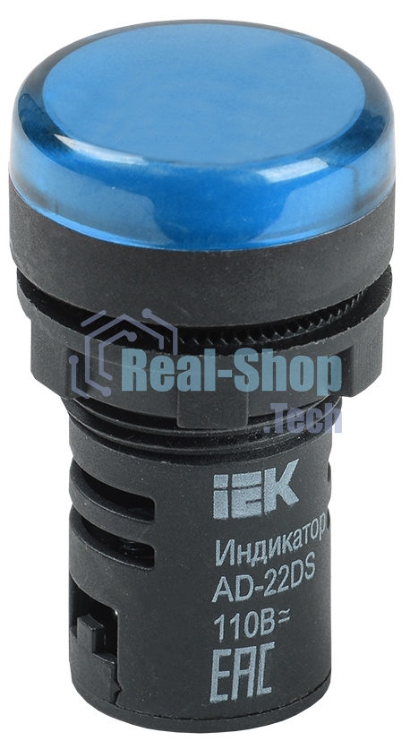 Арматура светосигнальная AD-22DS 240В син. ИЭК BLS10-ADDS-230-K07