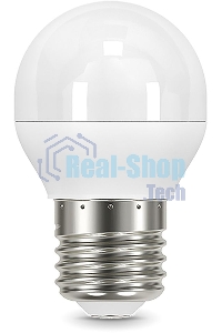 Лампа светодиодная Gauss LED Шар E27 9.5W 890lm 3000K 1/10/50