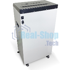 Шредер документов и медианосителей ГЕЛЕОС СП65-4, P-4 (4 ур-нь секр.), фрагмент 3,9х40мм, 30 лист (70г/м2), флеш-карты/CD/пл.карты/скрепки/скобы, 65 литров