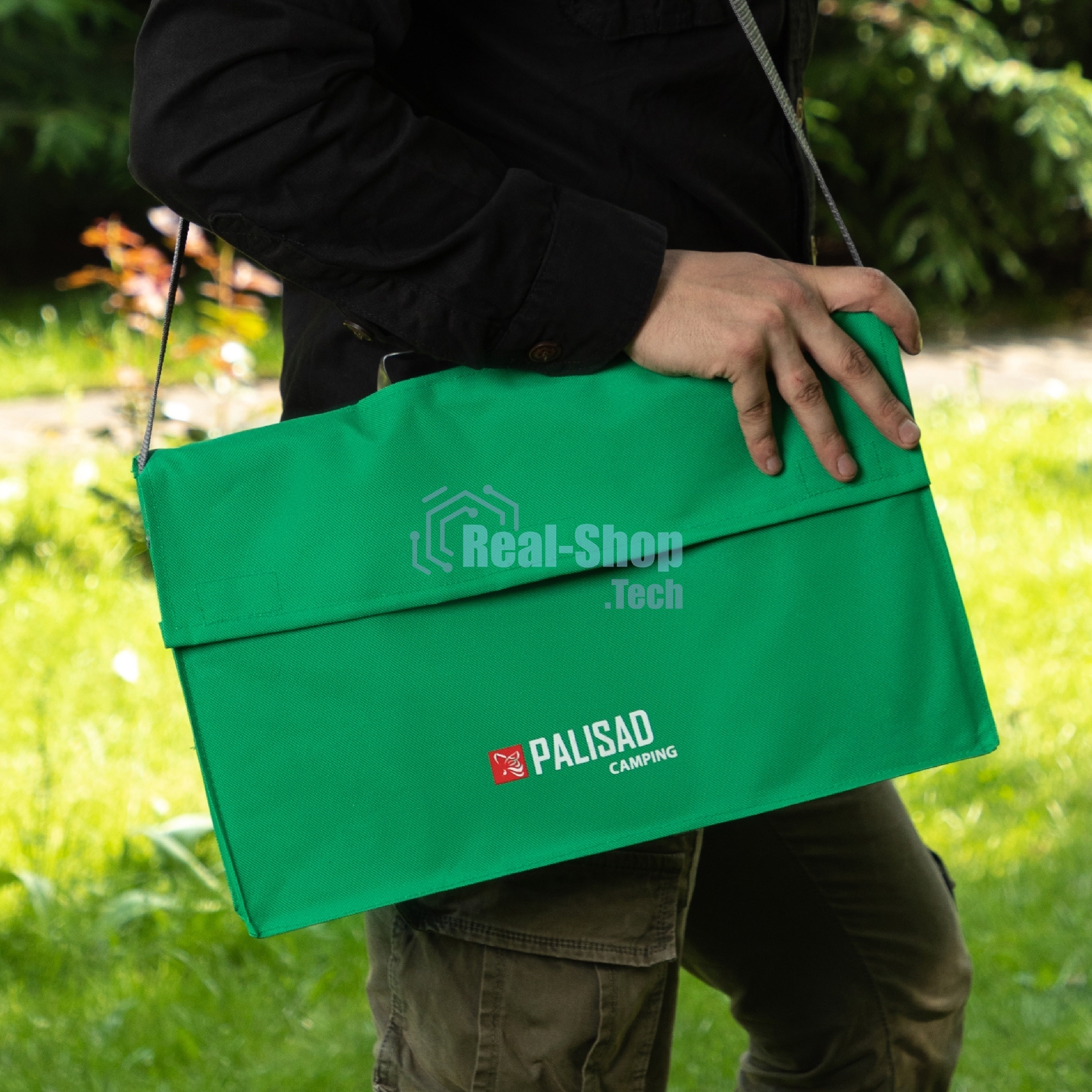 Мангал-дипломат в сумке 410x280x125 мм, 1,5 мм, 6 шампуров в комплекте, Camping Palisad