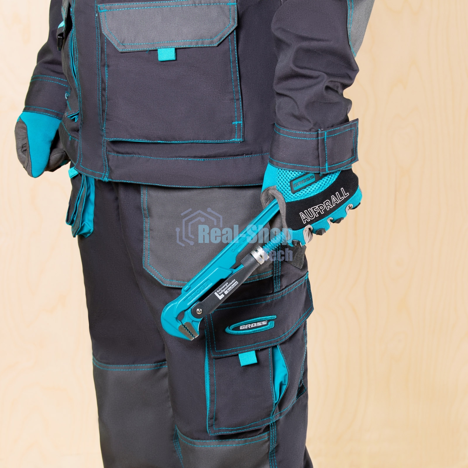 Ключ трубный рычажный Gross 15600 №0, 3/4