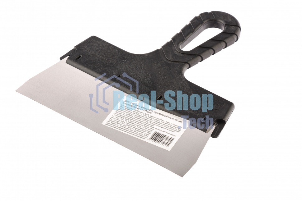 Шпатель Sparta фасадный из нержавеющей стали, 200 мм, пластмассовая рукоятка