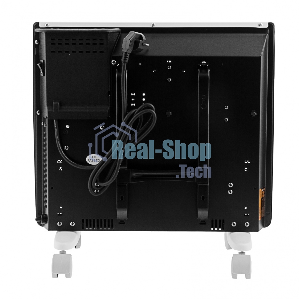 Конвектор гибридный Denzel HybridX-1000 белый, 1000 Вт, 20 м2, термостат, дисплей