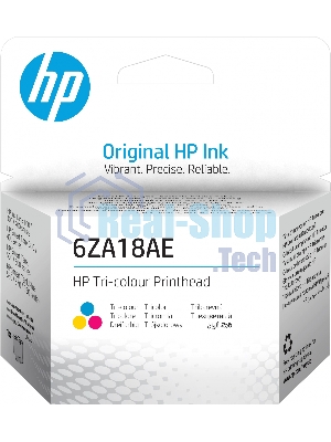 Печатающая головка HP 6ZA18AE многоцветный для HP InkTank 100/300/400 SmartTank 300/400/500/600 SmartTankPlus 550/570/650