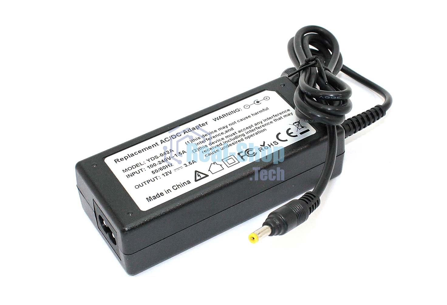 Блок питания для монитора и телевизора LCD 12V 3.5A 4.0x1.7мм OEM