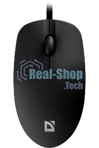 Мышь проводная Defender Azora MB-241 черный, 1200 dpi, USB, кнопки - 3