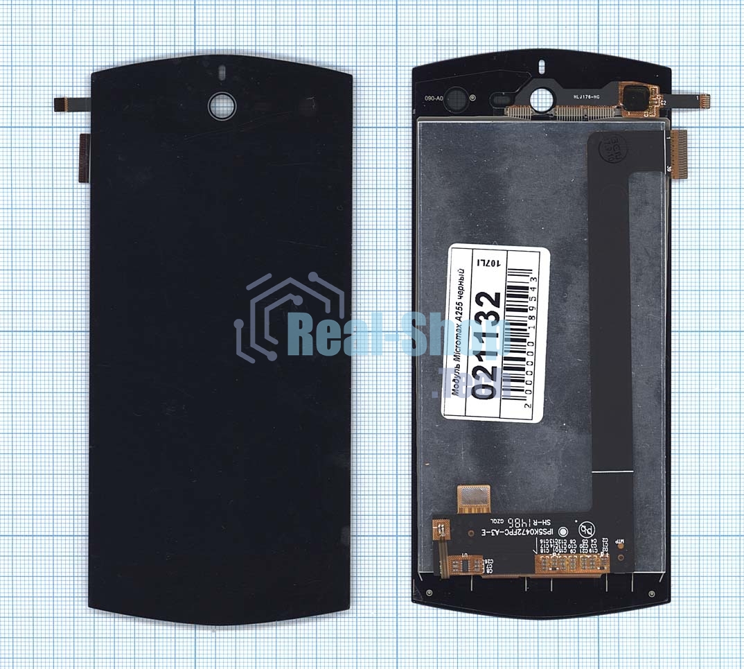 Дисплей для Micromax Canvas Selfie A255 черный