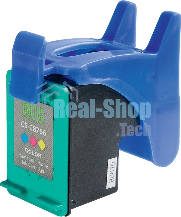 Картридж струйный Cactus CS-C8766 №135 многоцветный (18 мл) для HP DJ 5743/6543/6843/DJ 6213/7313/7413/6313/7213/7313/7413/K7103/PS 2573/2613/2713/8053/8153/8453/8753/D5063/Pro B8353