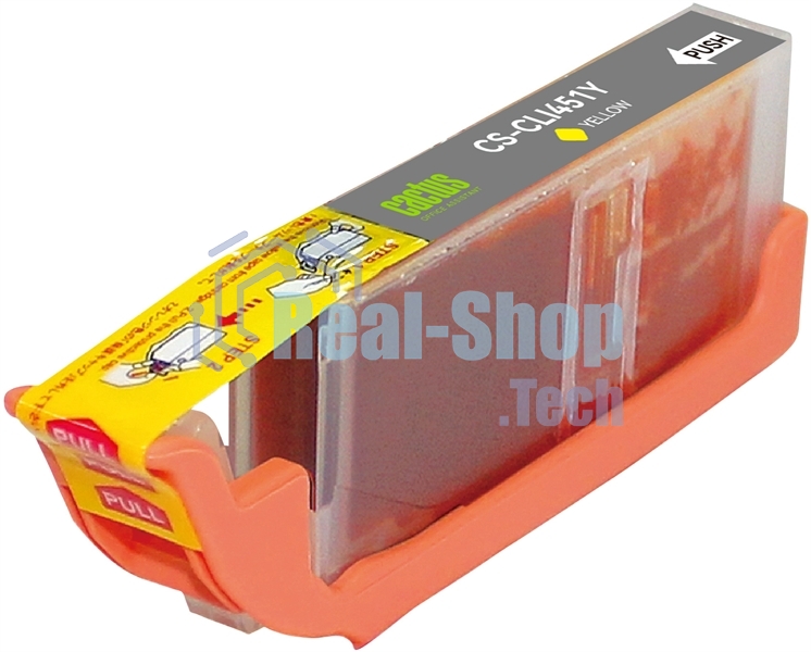 Картридж струйный Cactus CS-CLI451Y желтый (10.2 мл) для Canon MG 6340/5440/IP7240