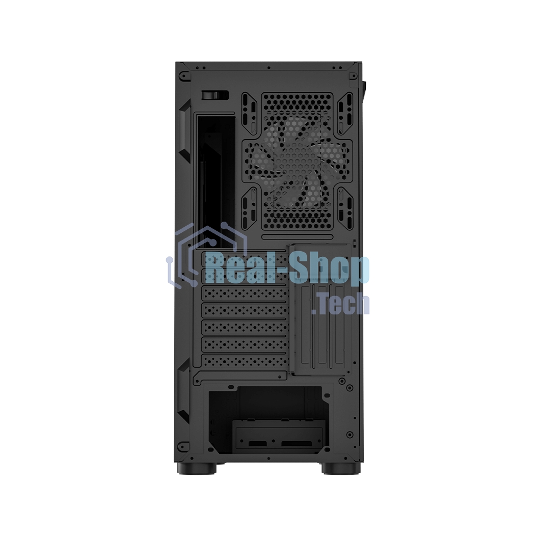 Компьютерный корпус PCCooler IE200 BK, Tempered Glass Full Tower, черный, TG, SPCC, 1x120мм ARGb E-ATX, ATX, mATX, mITX 180/380/220мм 4x2.5