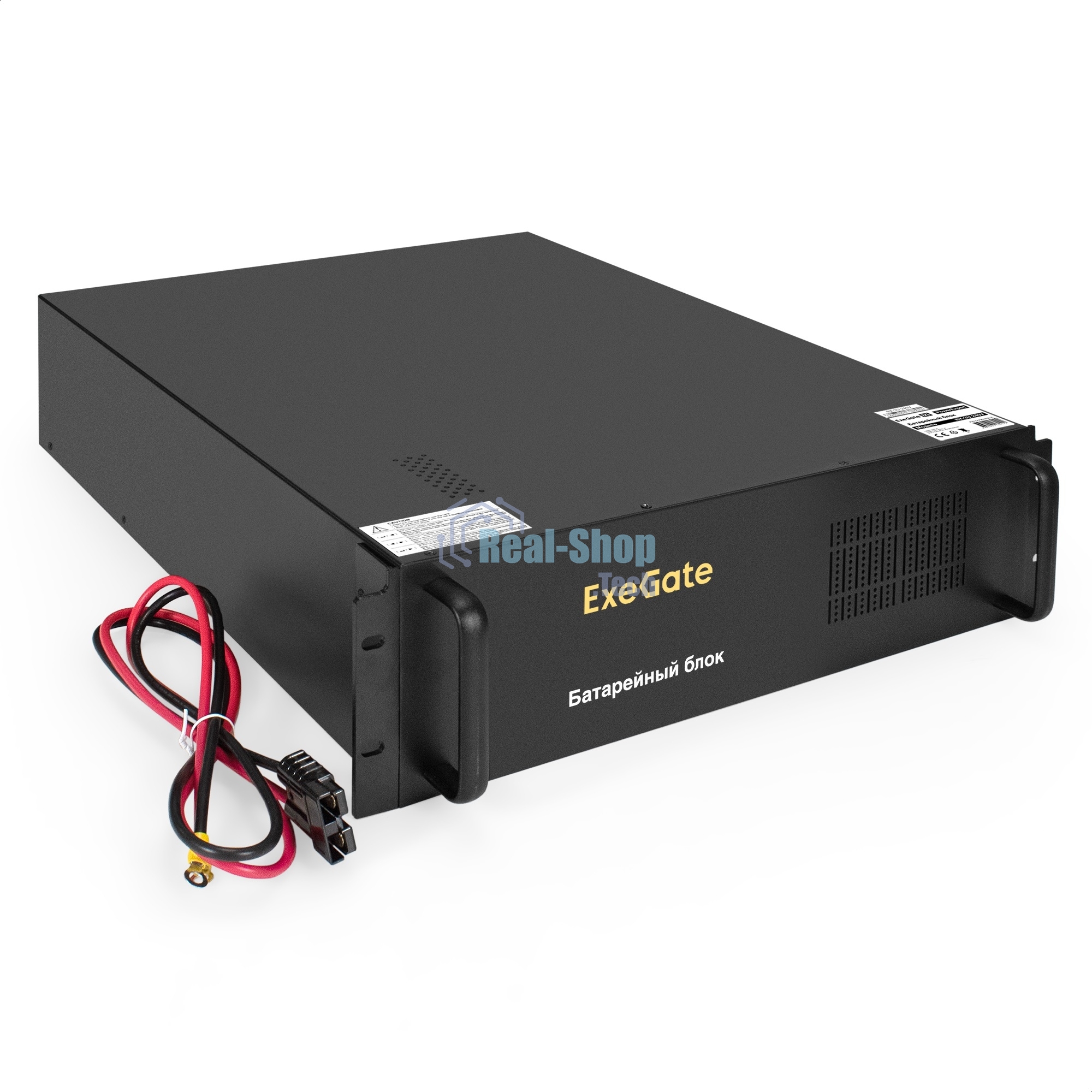 Батарейный блок ExeGate PowerExpert BX-3U.240V.20S9Ah для ULS-575-6kVA/ULS-575-10kVA (батареи 12V 9Ah - 20шт, Rackmount 3U, металлический корпус, черный)