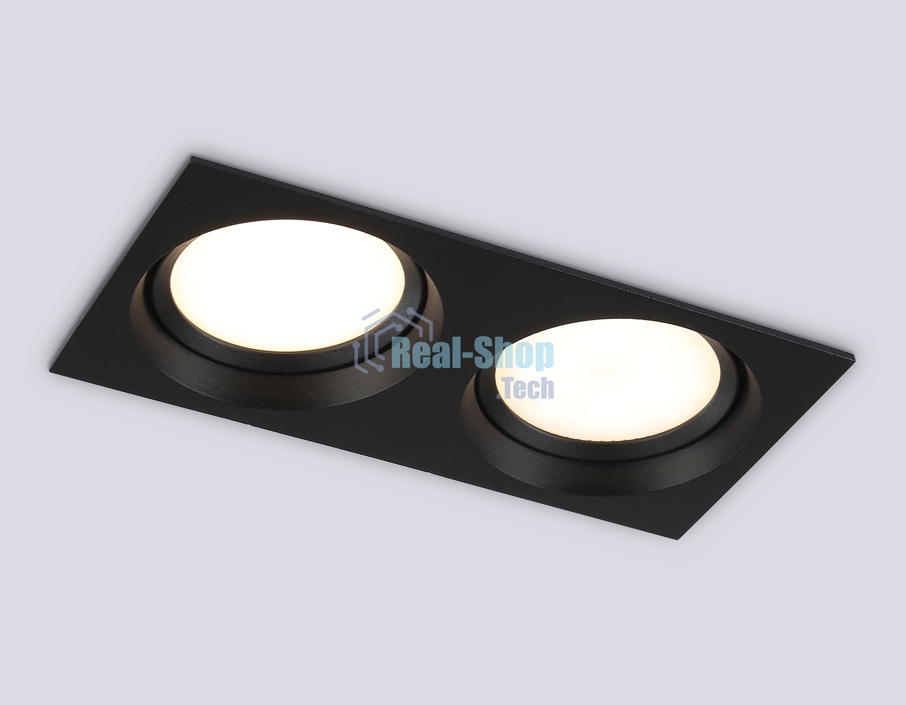 Светильник Ambrella light TN52235/2 BK черный IP20 GX53/2 220*110*44