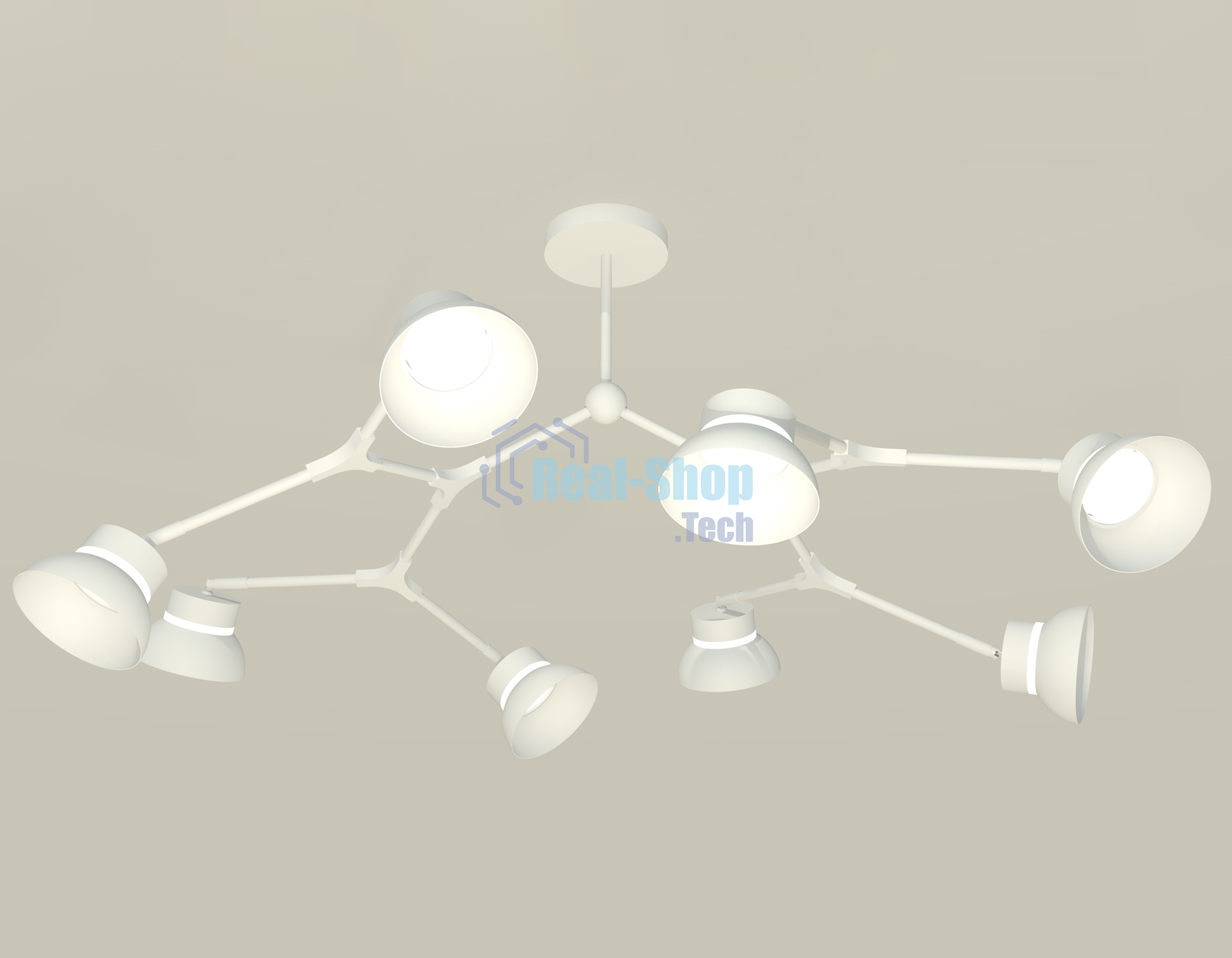 Светильник Ambrella light XB9059100/8 SWH/FR белый песок/белый матовый GX53 (C9059, N8140)