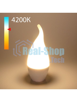 BLE1432/ Светодиодная лампа Свеча на ветру СDW LED D 8W 4200K E14