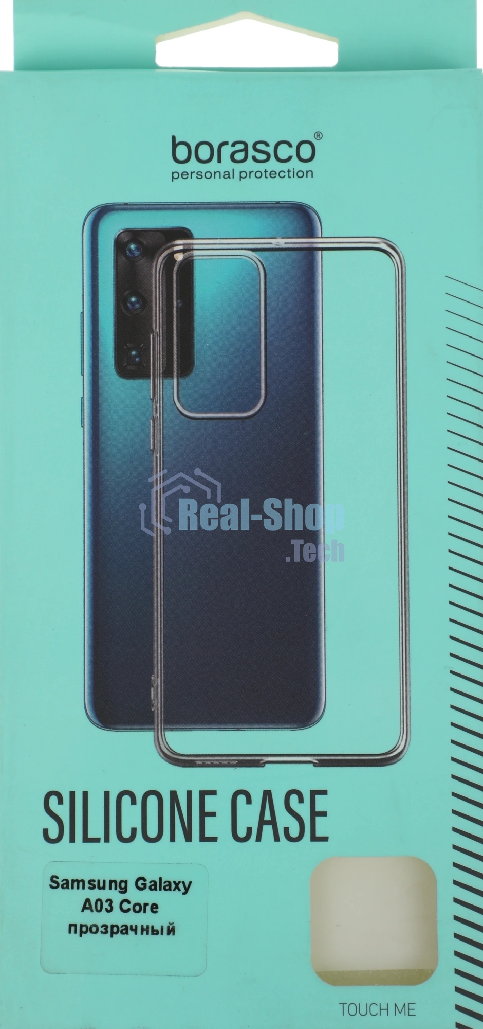 Чехол (клип-кейс) BoraSCO для Samsung Galaxy A03 Core прозрачный