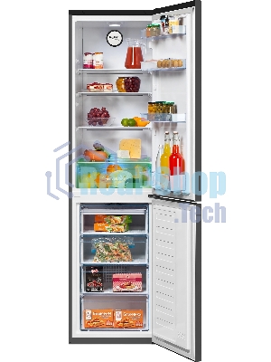 Холодильник Beko B3R0CNK332HG темно-серый двухкамерный 200/100л морозилка снизу, No Frost