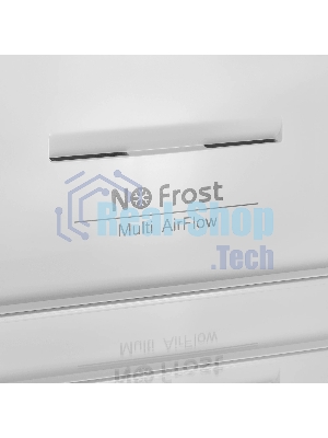 Холодильник Maunfeld MFF200NFSTSE серый двухкамерный 260/96л морозилка снизу, No Frost