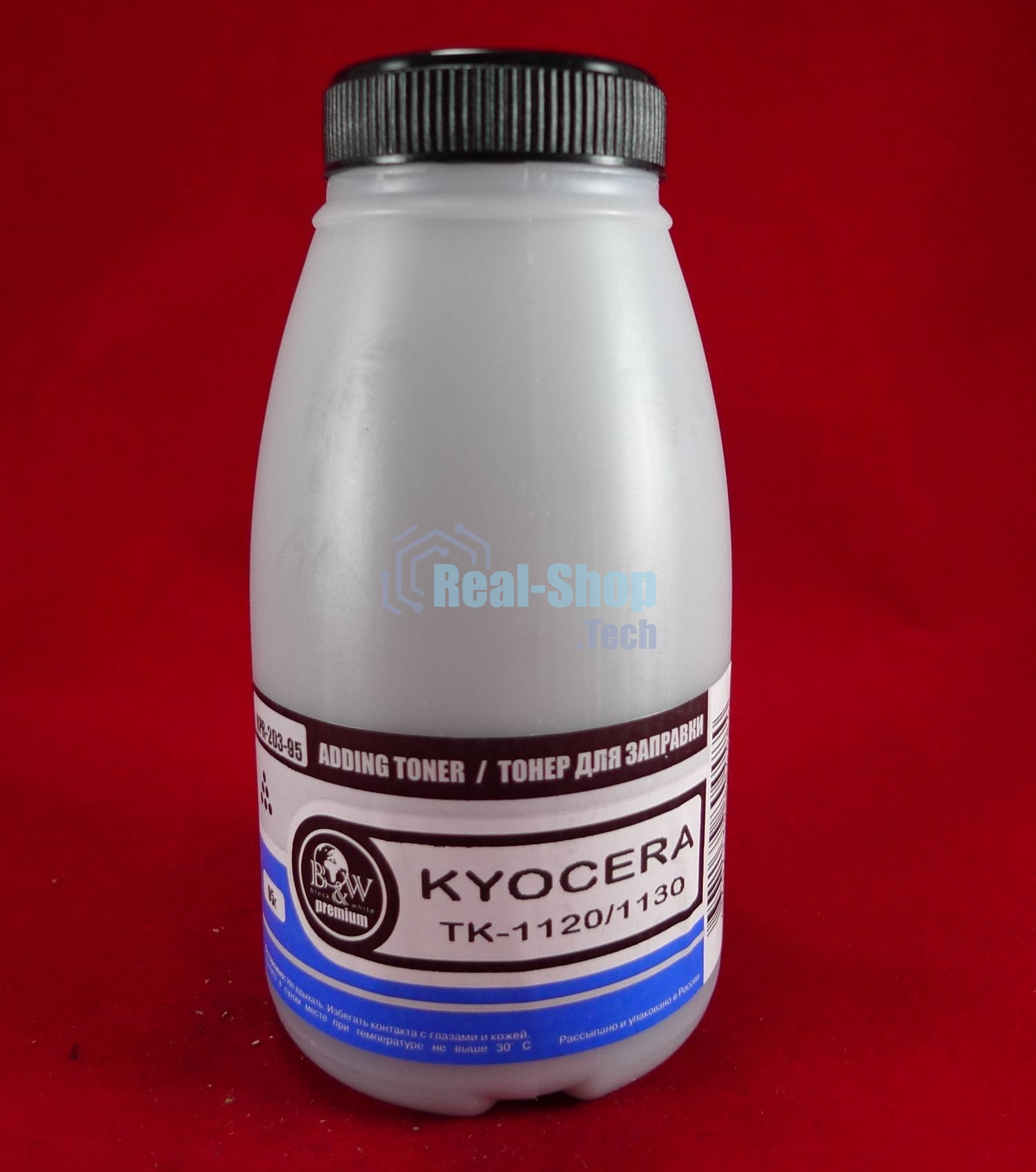 Тонер Kyocera TK-1120, FS-1060DN/1025MFP/1125MFP (фл. 95г) B&W Premium (Tomoegawa) фас Россия