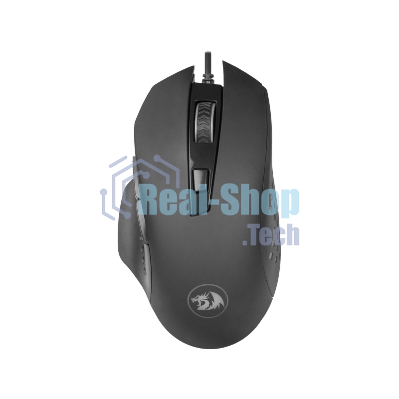 Мышь проводная Redragon Gainer черный, 3200 dpi, USB, кнопки - 6