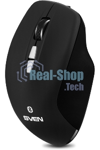 Мышь беспроводная SVEN RX-590SW черный, 1600 dpi, радиоканал, Bluetooth, USB, кнопки - 7
