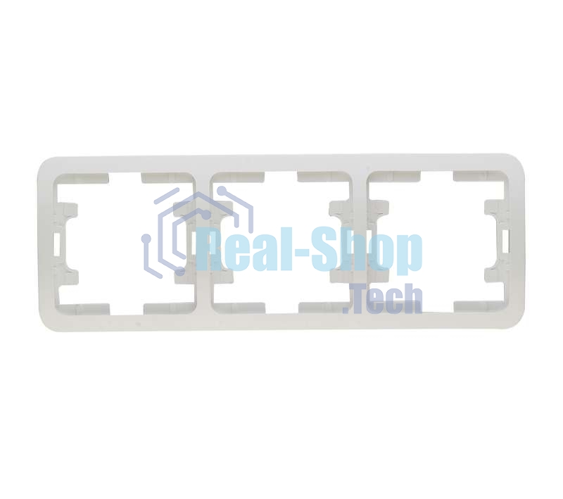 Рамка 3-м Makel Mimoza горизонт. бел.