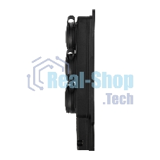 Розетка (колодка) штепсельная трехместная влагозащищенная 2P+PE 230V, 16 А, IP44 каучук PROconnect