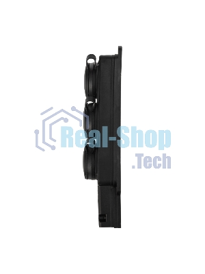 Розетка (колодка) штепсельная трехместная влагозащищенная 2P+PE 230V, 16 А, IP44 каучук PROconnect