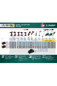 Пила цепная Зубр 36В бесщеточная, 2х18В АКБ (4А·ч). ПЦЛ-3635-42