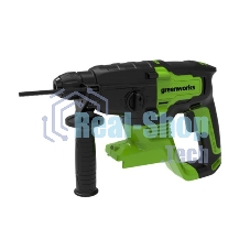 Перфоратор аккумуляторный бесщеточный GreenWorks GD24SDS2 2 ДЖ, 24V, c 1хАКБ 4 Ач и ЗУ в сумке (3803007UB)