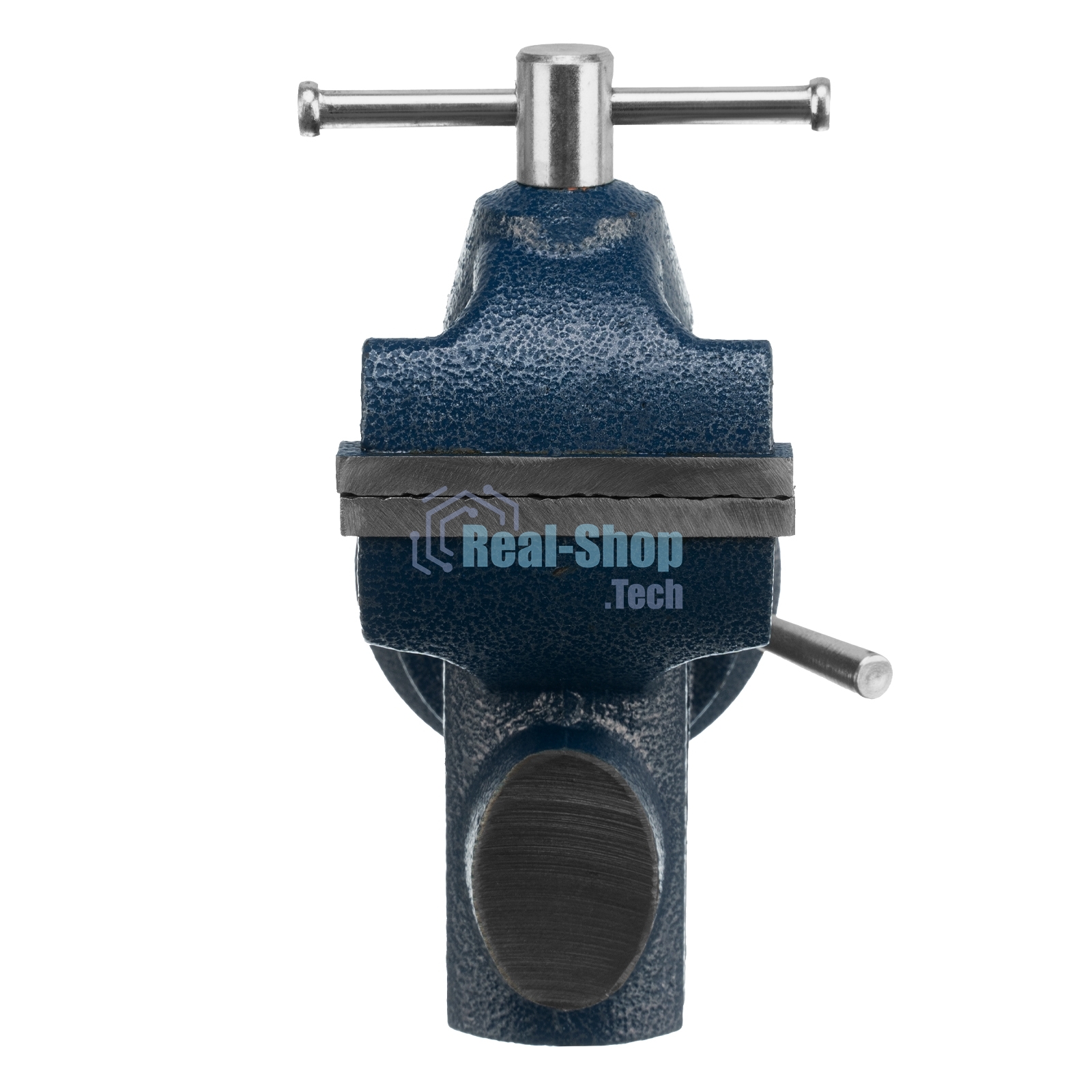 Тиски слесарные Сибртех, настольные, поворотные, ширина рабочих губок 50 мм, наковальня