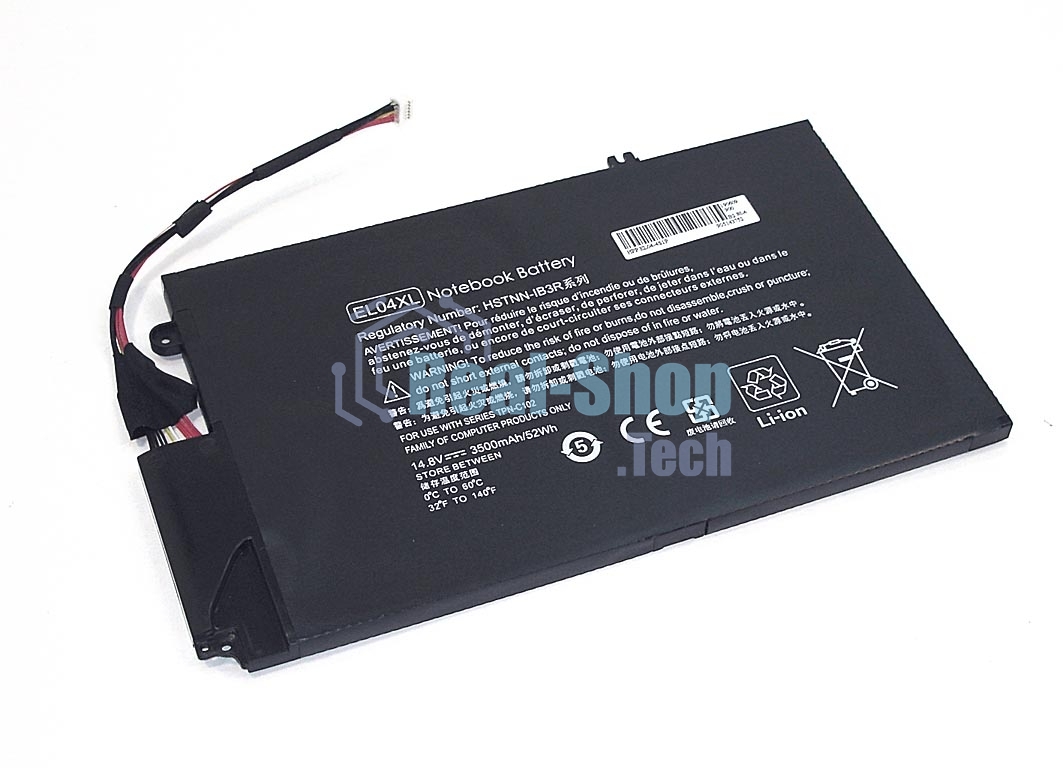 Аккумуляторная батарея для ноутбука HP Envy TouchSmart 4 14.8V 52Wh OEM черный