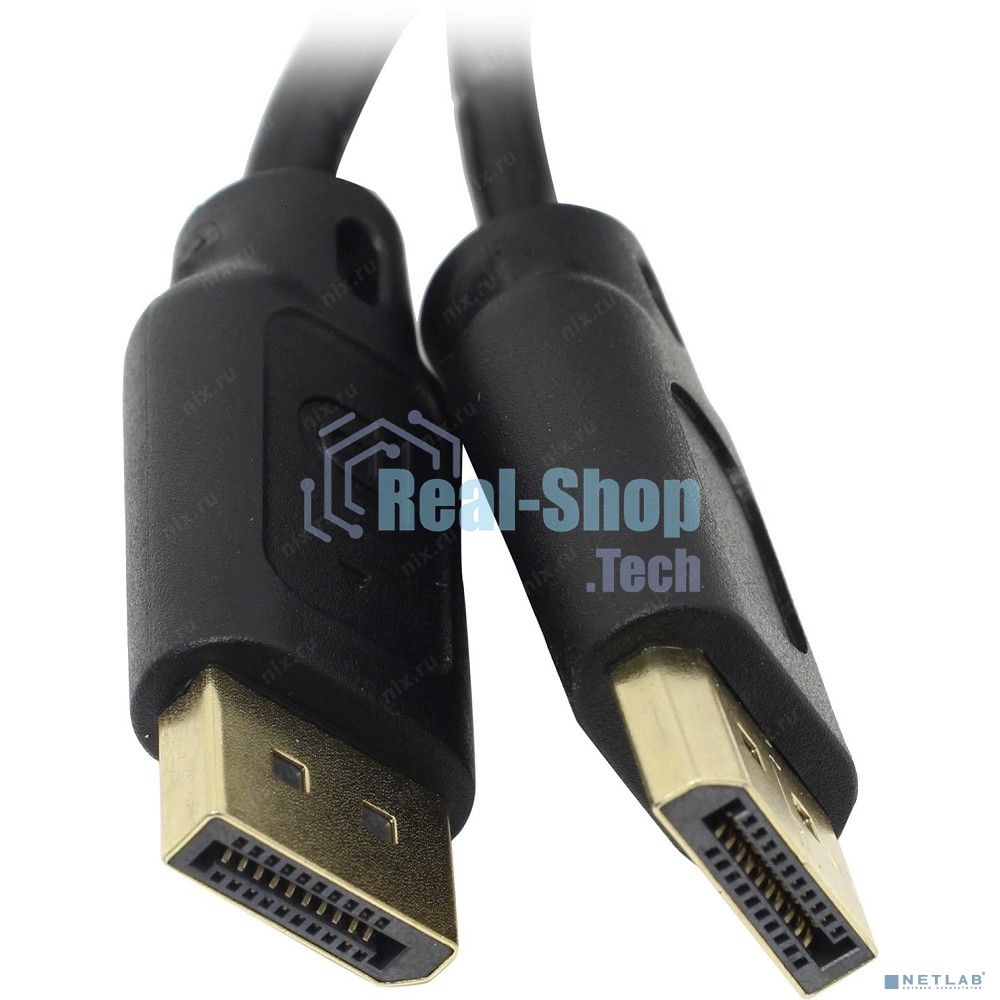 Кабель ExeGate EX284913RUS DisplayPort (20M-20M) 3.0м ExeGate EX-CC-DP-3.0 v1.2, позол. контакты