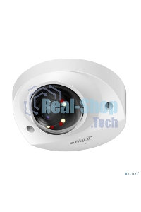 Уличная мини-купольная IP-видеокамера SmartDualLight Dahua DH-IPC-HDBW2249FP-AS-IL-0280B 2Мп, 1/2.8” CMOS, объектив 2.8мм, видеоаналитика, микрофон, ИК 30м, LED 30м, IP67, IK10, металл