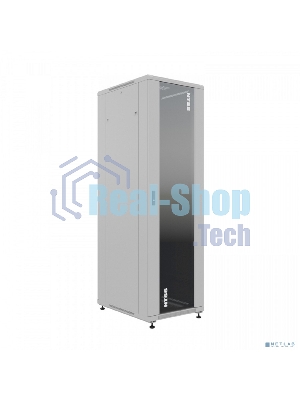 Шкаф серверный NTSS Премиум (NTSS-R22U6080GS) напольный 22U 600x800мм пер.дв.стекл металл 900кг серый IP20 сталь