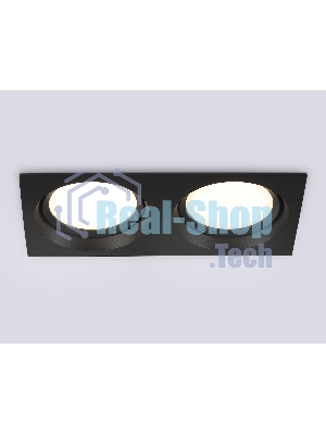 Светильник Ambrella light TN52235/2 BK черный IP20 GX53/2 220*110*44